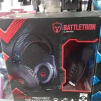 Геймърски слушалки с микрофон и подсветка Battletron Gaming-Headset, снимка 5 - Слушалки и портативни колонки - 32432445