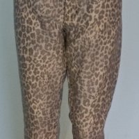 Еластични дънки в леопардов принт "Jordache" / голям размер, снимка 1 - Дънки - 28129968