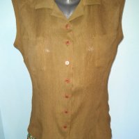 Риза тип бюстие от копринена органза "Suchita", снимка 4 - Ризи - 28459882