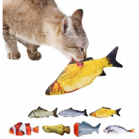 3117 Котешка играчка - плюшена риба, снимка 2 - За котки - 36398661