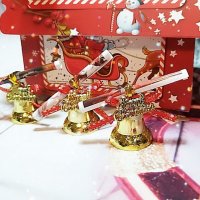 Ръчна изработка коледни и новогодишни късмети камбанка с надпис Merry Christmas късметчета коледа , снимка 2 - Коледни подаръци - 38904295