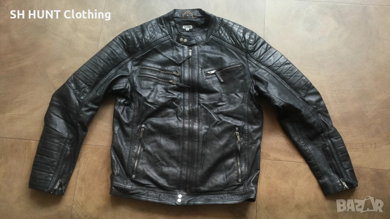 Mission Leather Jacket Размер M яке естествена кожа 42-66, снимка 1