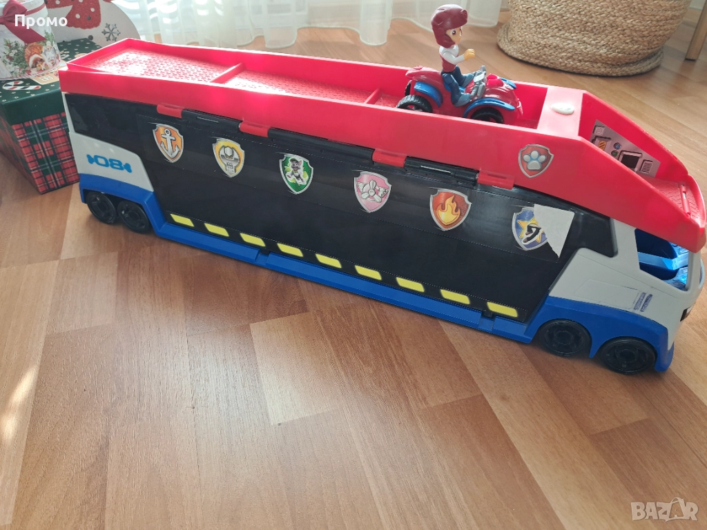 PAW PATROL Камион Paw Patroller с 2 рампи + подарък!, снимка 1