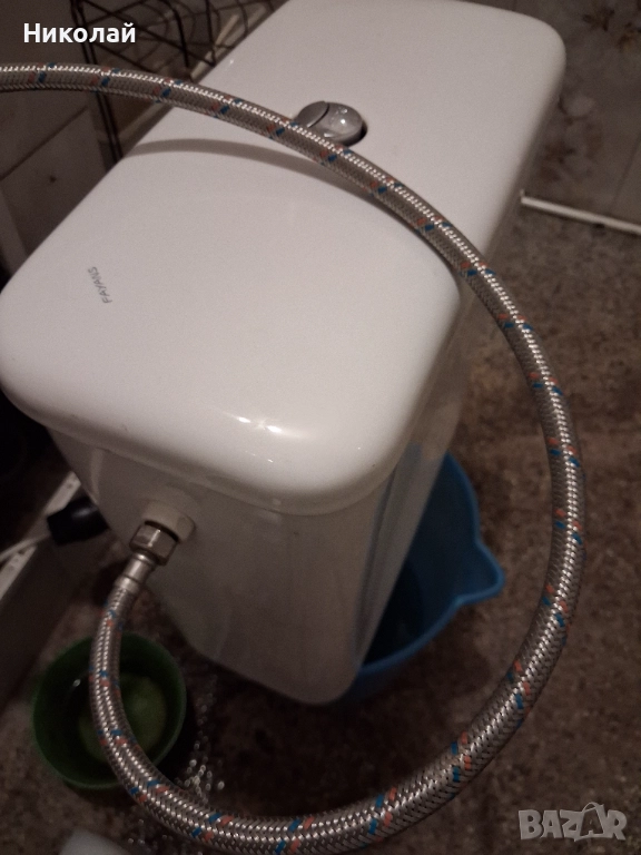 Тоалетно казанче порцеланово , снимка 1