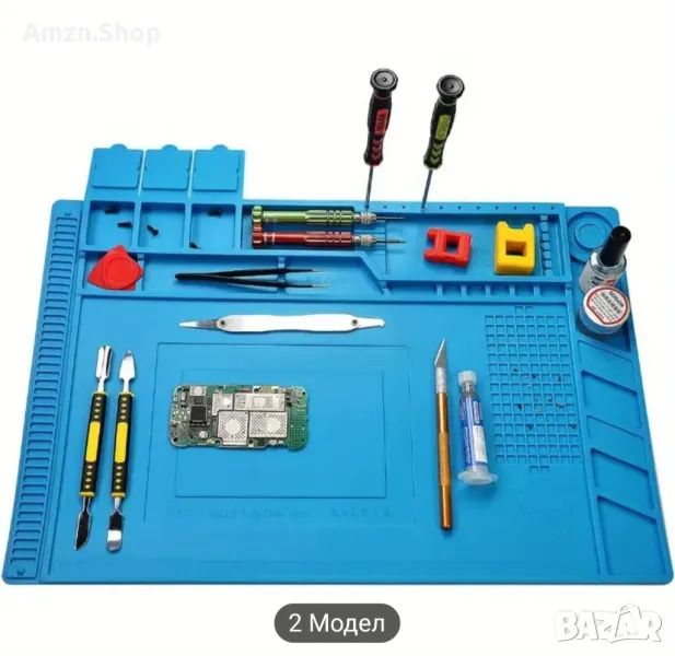 Устойчива на висока температура силиконова подложка за запояване и ремонт на електроника , снимка 1