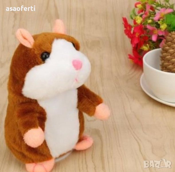 Хамстер - Образователна плюшена играчка, снимка 1