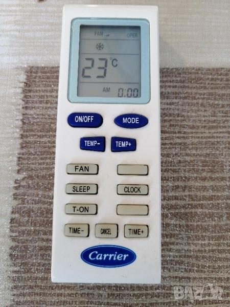 Дистанционно за климатик Carrier, снимка 1