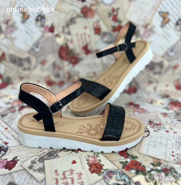 Дамски сандали - свежо попълнение за лятото 🍒, снимка 1