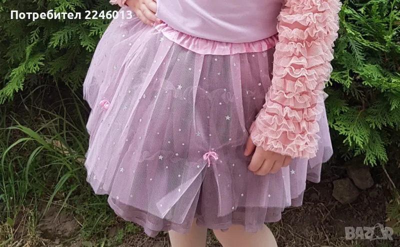 Надиплена светеща поличка -6-7 год., снимка 1