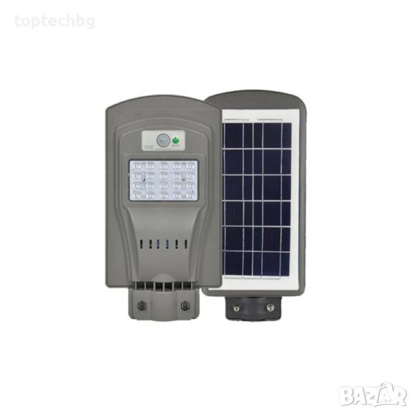 30w Соларна лампа с датчик за движение и дистанционно, снимка 1