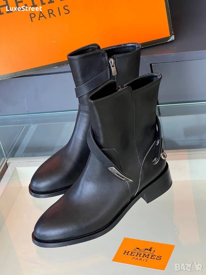 HERMES 🤍Дамски Ботуши , снимка 1