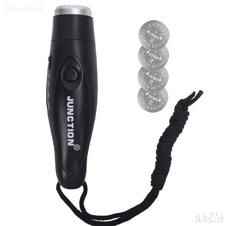 Electronic Sports Whistle One-Hand Operation – Black 52 Електронна спортна свирка НОВА, снимка 1
