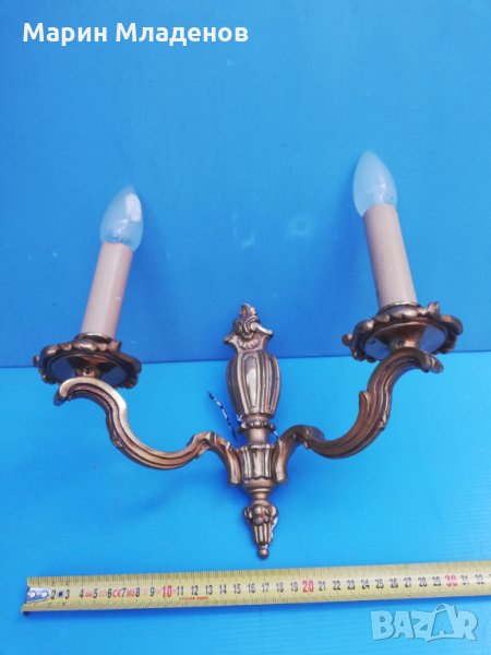 Лампа за стена-бронз, снимка 1