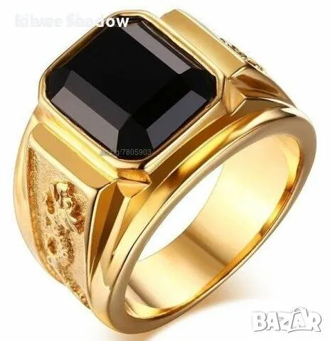  Позлатен Пръстен позлата мъжки!, снимка 1