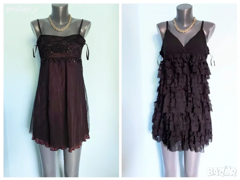 Два различни броя / Рокля с презрамки, тип туника "MNG" by Mango и "Azara" , снимка 1