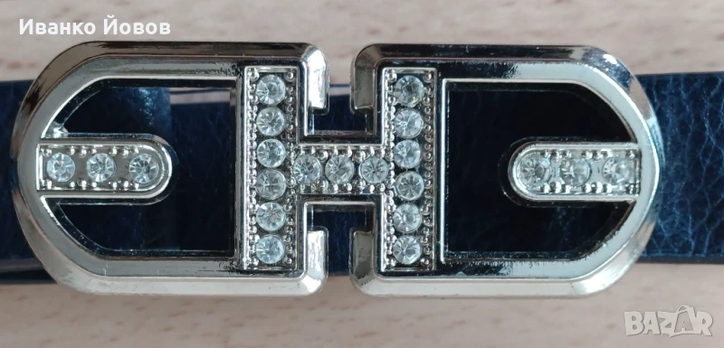 Дамски колан FASHION, модерен, цвят син, снимка 1