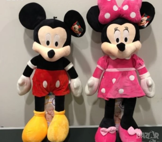 Големи плюшени Мики и Мини Маус – 50 см усмивки и прегръдки, снимка 1