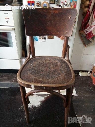 старинен стол, тип Тонет, снимка 1
