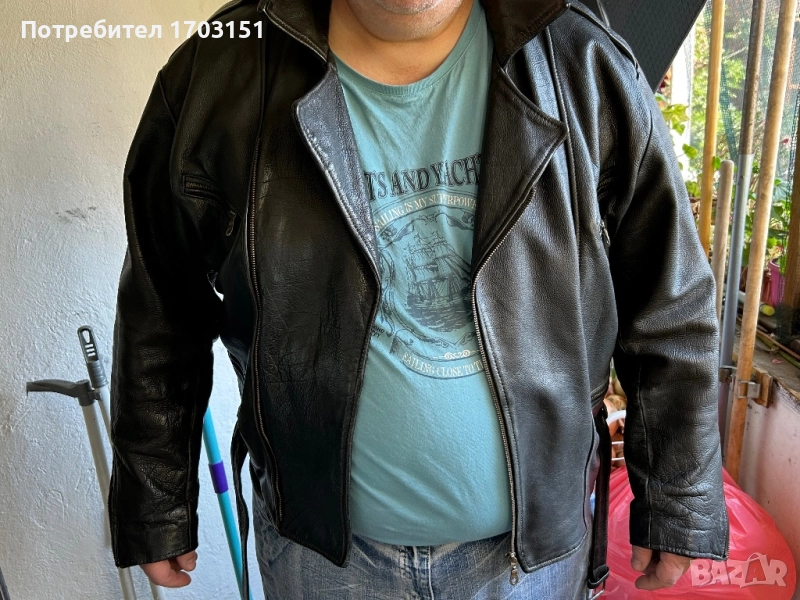 Кожено рокерско яке , снимка 1