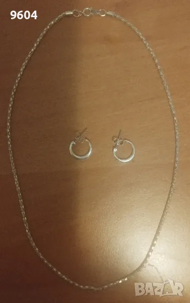 Комплект колие и обеци , снимка 1