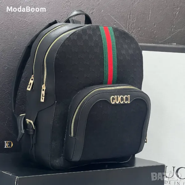 Gucci дамска черна раница , снимка 1