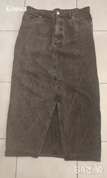 Дънкова дълга пола , снимка 1