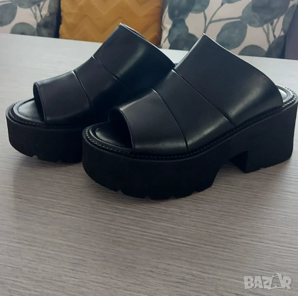 Чехли сандали на платформа, снимка 1