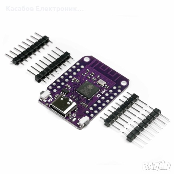 ESP32 S2 mini S2FN4R2 WiFi Wemos MicroPython 4MB, снимка 1