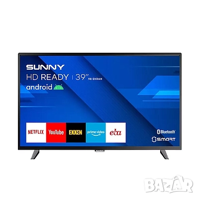 39" LED Smart TV, WI-FI, Sunny, снимка 1