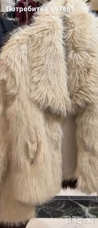 Палто от еко косъм, снимка 1