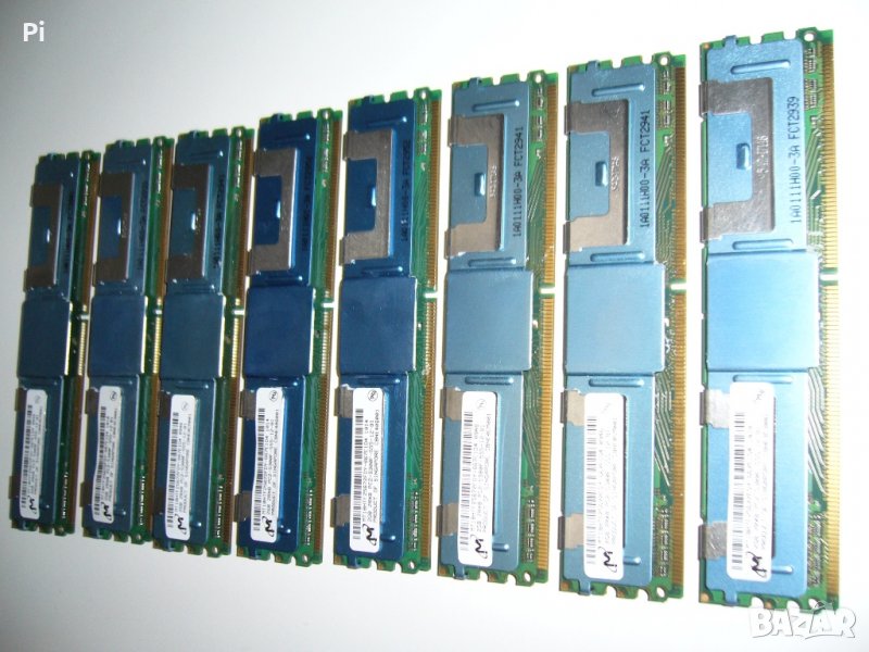 Сървърна памет 2gb Micron DDR2-667mhz ECC, PC2-5300, Ram 24бр., снимка 1