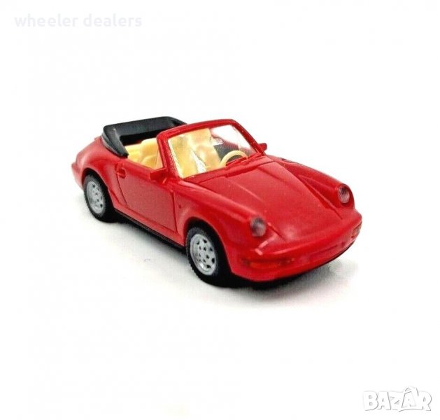 Пластмасова количка Wiking Porsche Carrera 4 кабрио 1/87, снимка 1