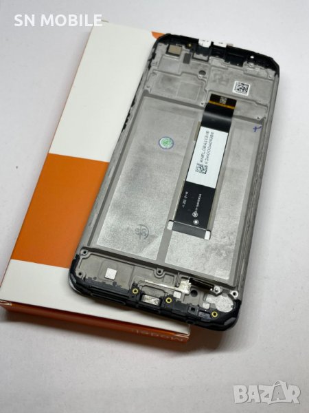 Оригинален дисплей за Xiaomi Poco M3 black с рамка, снимка 1