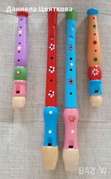 Детски дървени флейти, снимка 1