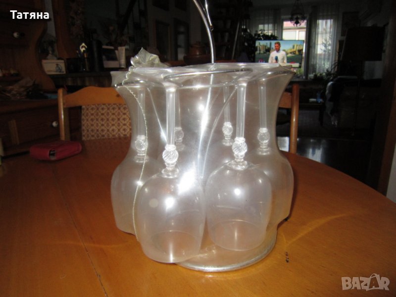 Кристални чаши  БОХЕМИЯ; КУПИ И КАНА, снимка 1