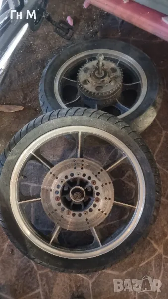 Кавазаки kawasaki джанти с гуми капли чопър апарати, снимка 1