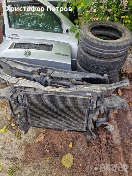 предна маска с радиатори за vw passat b5.5 1.6i , снимка 1