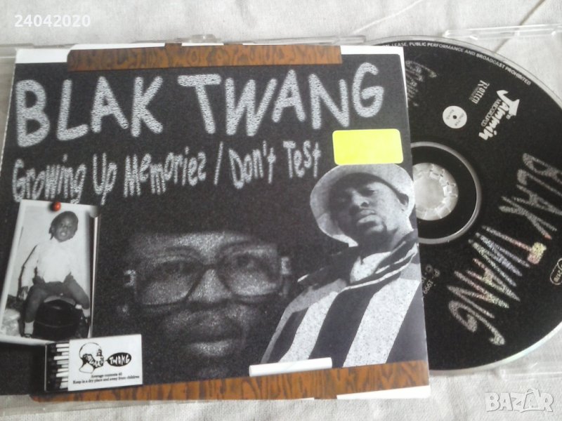 Blak Twang – Growing Up Memories CD single, снимка 1