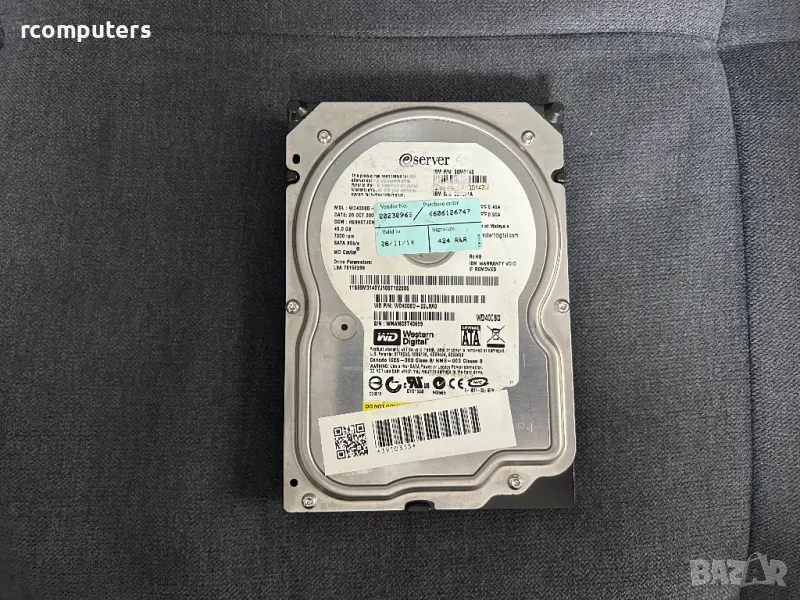 Хард диск WD SERVER 40GB SATA за компютър, снимка 1