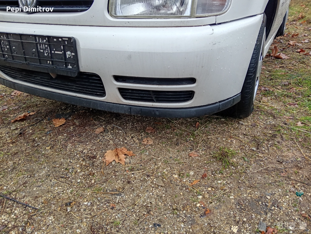 Предна броня Volkswagen Polo Hatchback II (10.1994 - 10.1999) Поло 6н1, снимка 1