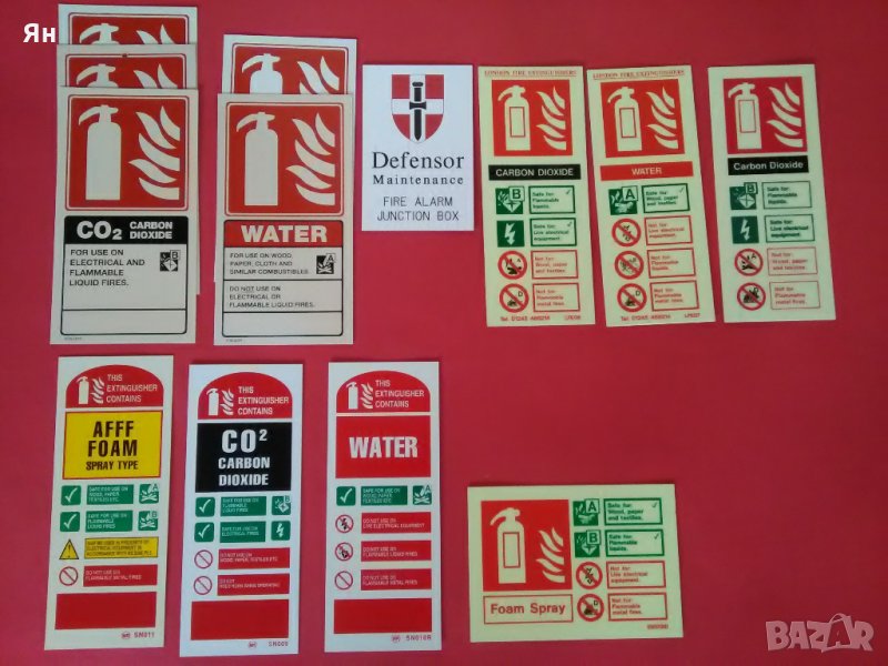  Английски ПВЦ Пластмасови Табели , снимка 1