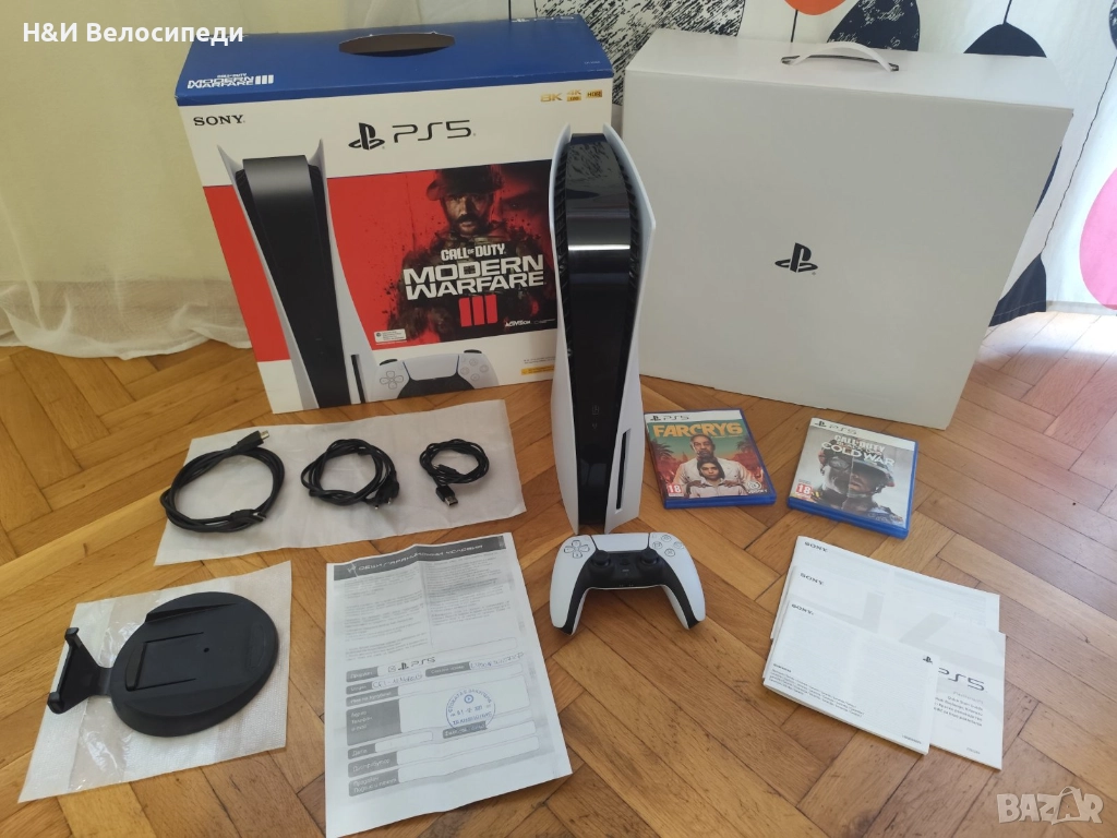 Playstation 5 Disc Edition КАТО НОВ !!!, снимка 1