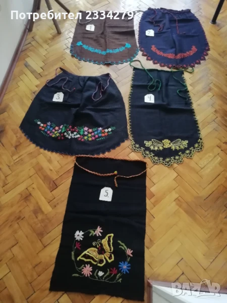 Стари автентични тракийски престилки от Ямболско-Старозагорско, снимка 1