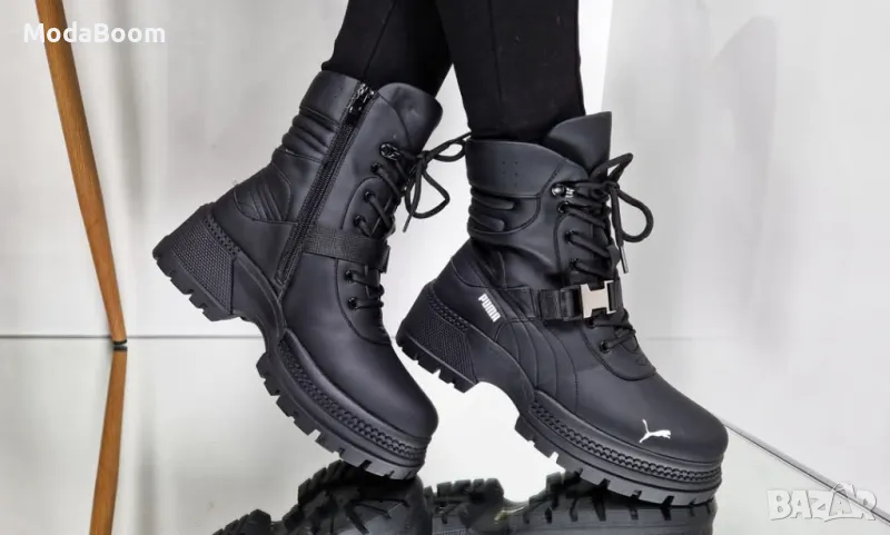 Puma зимни дамски черни боти , снимка 1