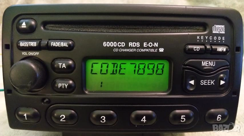 Ford 6000CD Оригинално радио/CD (Focus, Transit), снимка 1