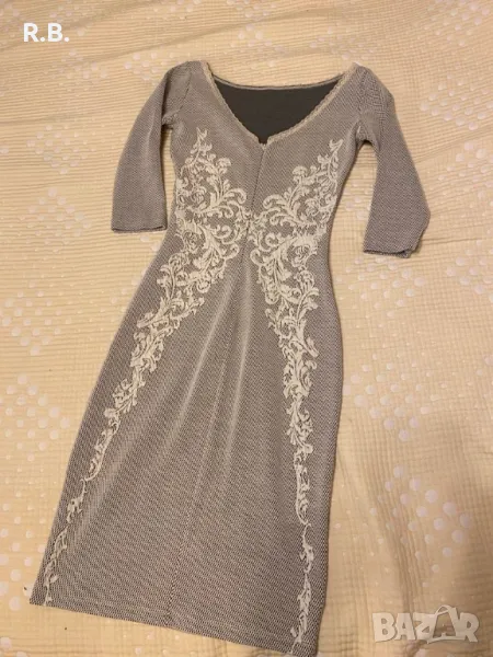 Сива рокля, М размер, снимка 1