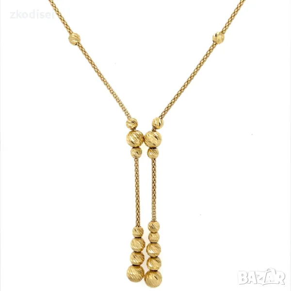 Златно колие 7,49гр. 47см. 14кр. проба:585 модел:27329-1, снимка 1