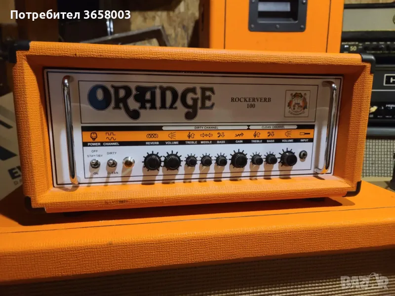 Orange Rockerverb 100w mk1 лампов китарен усилвател , снимка 1