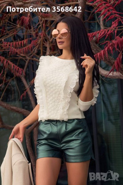 ALESSA Пуловер,блуза ,дантелено поло, снимка 1