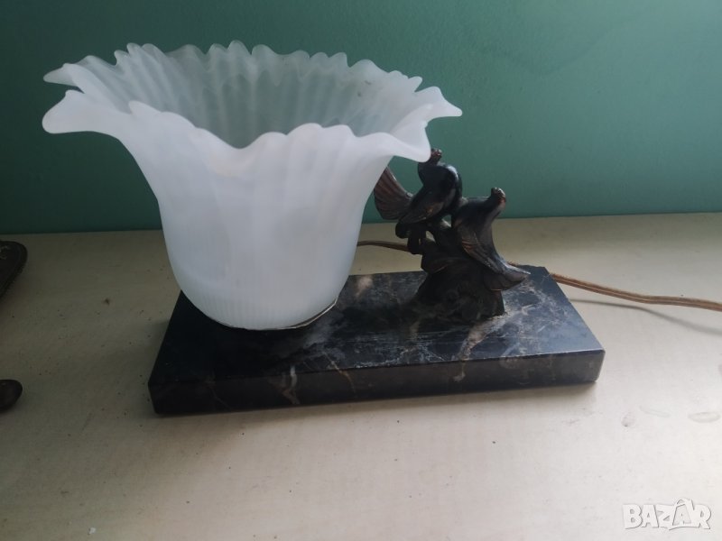 стара настолна лампа арт деко, снимка 1